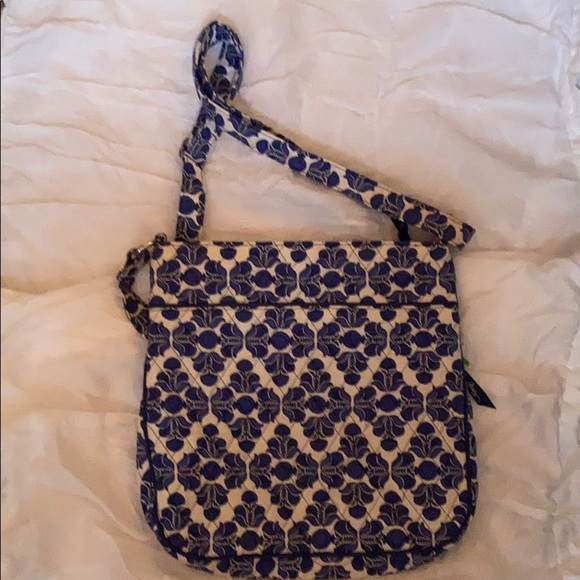 vera bradley cobalt tile crossbody (barely used!) - Picture 1 of 3